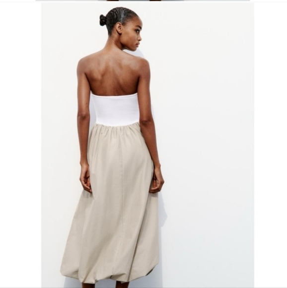 Zara Voluminous Midi Balloon Dress Size S and L - Picture 5 of 15